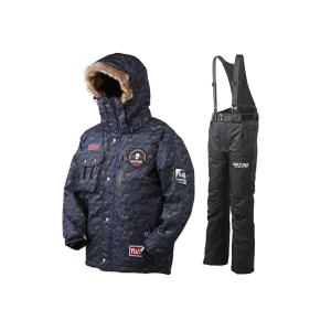 釣り用防寒レインウェア マズメ mazume CORE ALL WEATHER SUIT POP L マズメブラックカモ