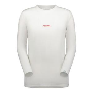 アウトドアシャツ マムート 22秋冬 QD Logo Print Longsleeve T-shirts AF Men’s XS white×magma PRT1