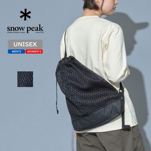 デイパック・バックパック スノーピーク Double Face Mesh Shoulder Bag ...