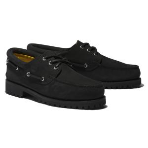 スニーカー ティンバーランド Authentics 3 Eye Classic(アイコン スリーアイ クラシックラグ) 25.5cm Black Nubuck