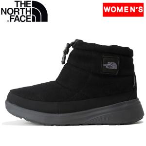 防寒ウィンターブーツ ザ ノース フェイス 22秋冬 Women’s ヌプシ ブーティ ウォータープルーフ ロゴ ショート ウィメンズ 6/23.0cm TNFブラック×TNF