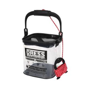 ドレス DRESS 活かし水汲みバケツ クリアブラック