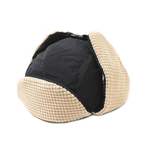 帽子 BURLAP OUTFITTER AVIATOR HAT フリー BLACK