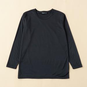 アウトドアシャツ アズ BREEZE TEX 長袖丸首シャツ M ブラック