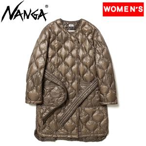 ジャケット(レディース) ナンガ リブカラーキルテッドダウンコート