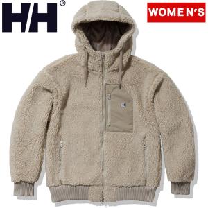 ジャケット ヘリーハンセン 22秋冬 Women’s ファイバーパイル サーモ フーディー)ウィメンズ WL オートミール