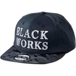 Gamakatsu（がまかつ） フラットブリムキャップ(BLACK WORKS) GM-9895