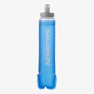 サロモン 24春夏 SOFT FLASK 500ML/17OZ 42(ソフトフラスク 500ML) 0.5L CLEAR BLUE｜naturum-outdoor