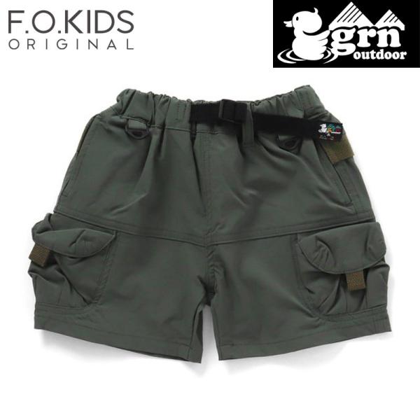 パンツ F.O.KIDS Kid’s grn outdoorコラボ TEBURA SHORTS mi...