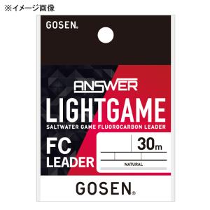 ゴーセン アンサー ライトゲーム FCリーダー 30m 1.2号/5lb ナチュラル｜naturum-outdoor