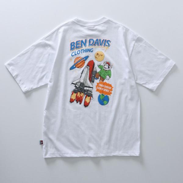 トップス(メンズ) BEN DAVIS BD GALAXY COMIC TEE L WHT