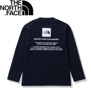 トップス ザ・ノース・フェイス 24春夏 K L/S SUNSHADE TEE(ロングスリーブ サンシェードティー)キッズ 130cm アーバンネイビー(UN)｜naturum-outdoor