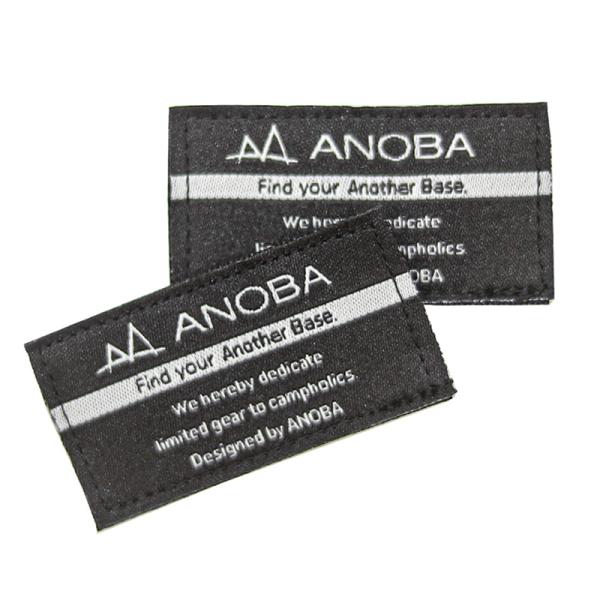 ANOBA オリジナルワッペン 2枚セット ブラック