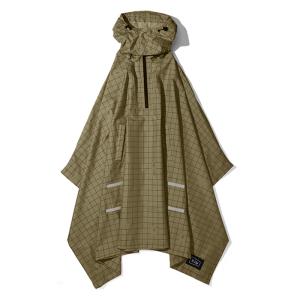 KiU WP BICYCLE PONCHO TYPE.A フリー グリッド カーキ｜naturum-outdoor