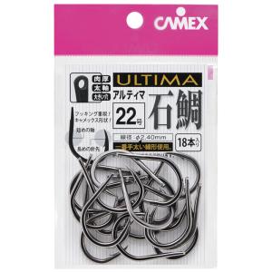 釣武者 ULTIMA 石鯛鈎 22号 18本入 / イシダイ 針 釣具 メール便可