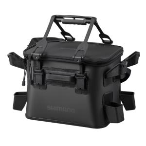 タックルバッグ シマノ BK-024W ロッドレスト タックルバッグ (レスト4/ハードタイプ) 22L ブラック｜naturum-outdoor