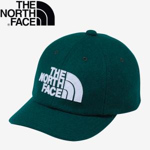 ザ・ノース・フェイス K TNF LOGO FLANNEL CAP(キッズ TNF ロゴ フランネル キャップ) KM ADグリーン(AE)｜naturum-outdoor