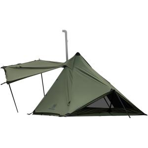 テント OneTigris CONIFER ポリコットンT/C 煙突テント 二又フレーム キャンプテント アーミーグリーン｜naturum-outdoor