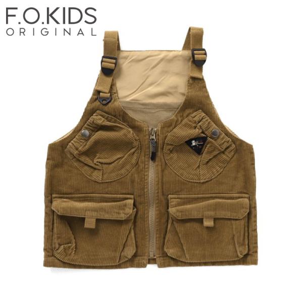 アウター F.O.KIDS TEBURA VEST mini 160cm ベージュ