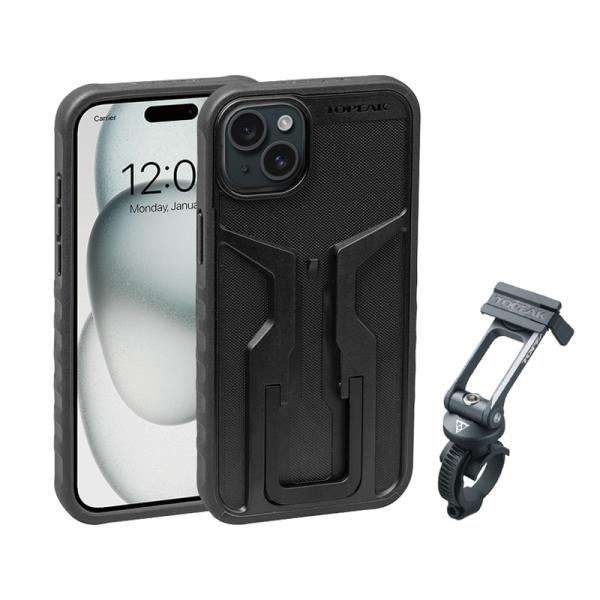 自転車アクセサリー トピーク RideCase ライドケース(iPhone 15 Plus用)セット