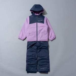 パンツ コロンビア Kid’s Double Flake Set(ダブル フレーク セット)キッズ XXS 514(Gumdrop×Nocturnal)｜naturum-outdoor