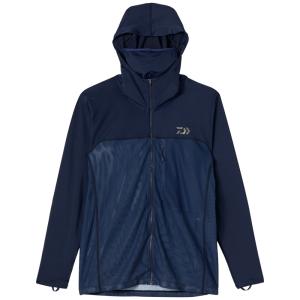 フィッシングウェア ダイワ DE-3524 ICEDRY サンブロックジャケット L ネイビー｜naturum-outdoor