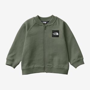 アウター ザ・ノース・フェイス 24春夏 Baby’s SWEAT LOGO JACKET ベビー 80cm タイムグリーン(TG)｜naturum-outdoor