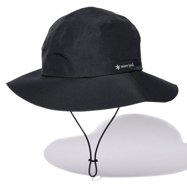 帽子 スノーピーク 24春夏 GORE-TEX Rain Hat 2 Black