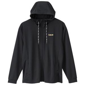 フィッシングウェア サンライン DRYフルジップパーカー(虫よけ) L ブラック×ゴールド｜naturum-outdoor