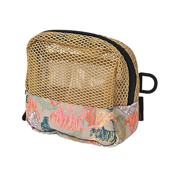 トラベルバッグ KiU 24春夏 TRAVEL MESH SQUARE POUCH フリー ブライト...