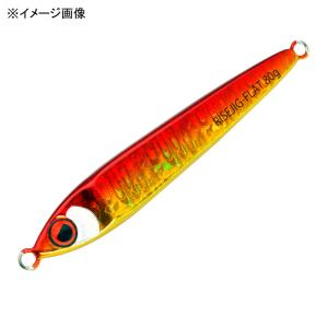 ジギング・タコベイト RISE JAPAN ライズジグ フラット 100g RJ03 アカキン｜naturum-outdoor