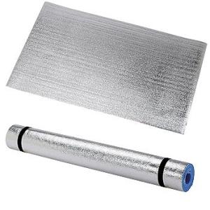 11/30迄全品+P5% アウトドアマット BUNDOK アルミロールマット 200×120cm LL(1.2×2m)