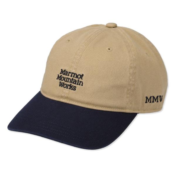 帽子 マーモット 24春夏 MMW Wash 2Tone Cap(マウンテンワークス 2トーン キャ...