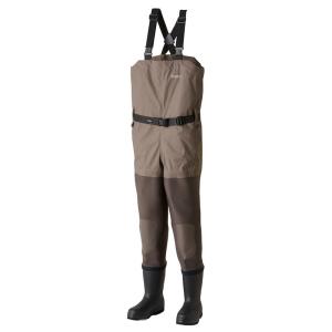 リバレイ 防水透湿ウェーダー RV ハイブリッドウェーダーCR(フェルトスパイク)  LL  グレージュ Rivalley（リバレイ） 防水透湿ウェーダー RV ハイブリッドウェーダー