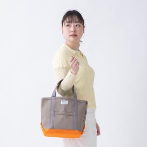 トートバッグ ORCIVAL TOTE BAG SMALL(トートバッグ・小) ONE SIZE LT.GREY×ORANGE