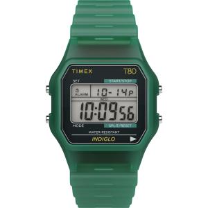 アウトドアウォッチ・時計 タイメックス 正規品 T80 トランスルーセント グリーン/レジン