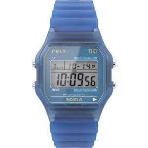 アウトドアウォッチ・時計 タイメックス 正規品 T80 トランスルーセント ブルー/レジン