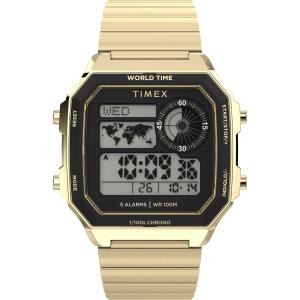アウトドアウォッチ・時計 タイメックス 正規品 メインストリート デジタル ゴールド/ステンレススチール