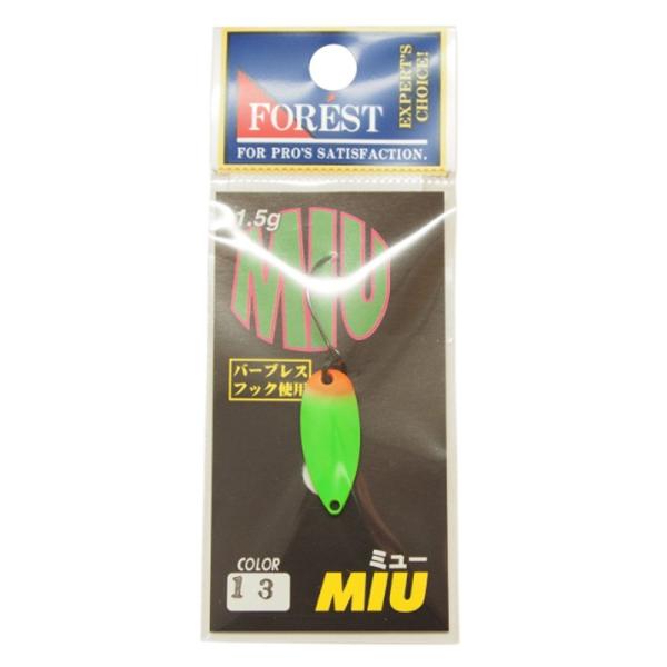 フォレスト フォレスト MIU(ミュー) 1.5g 13(緑虫)