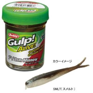 バークレイ ガルプ アライブミノー 1インチ BS(ブラックシャッド