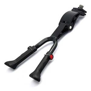 自転車アクセサリー MASSLOAD プッシュアジャスト・ダブルレッグセンタースタンド(CL-KA47) サイクル/自転車 24〜27インチ用 ブラック