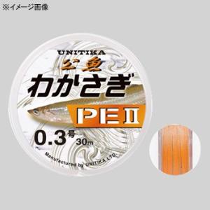 淡水用ライン ユニチカ わかさぎPE II 30M 0.4号 ライトオレンジ