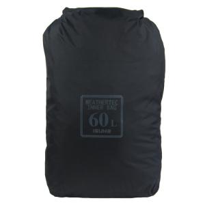 スタッフバッグ イスカ WEATHERTEC Inner Bag 60(ウェザーテック インナーバッグ 60) 60L ブラック