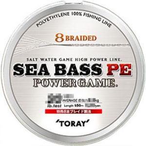 東レ(TORAY) シーバスPE パワーゲーム 150m 1.2号 20lb ホワイト