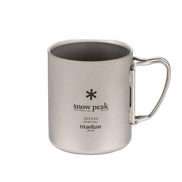 【6/25まで全品+P5%】 カップ スノーピーク チタンダブルマグ300 300ml