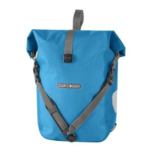 自転車バッグ オルトリーブ 正規品 スポーツローラープラス QL2.1(シングル) パニアバッグ 14.5Lシングル ダスクブルー×デニム｜ナチュラム Yahoo!ショッピング店