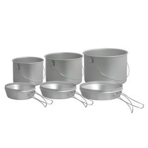 クッカーセット DUG 焚火缶3セット シルバー｜naturum-outdoor