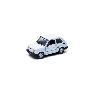 ミニカー WELLY 1/24 フィアット 126（ホワイト） (No.WE24066W) 自動車 車 カー