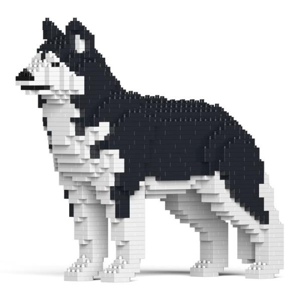 JEKCA ジェッカブロック ハスキー 01S-M01 立体パズル 組立パズル 動物 アニマル 犬 ...