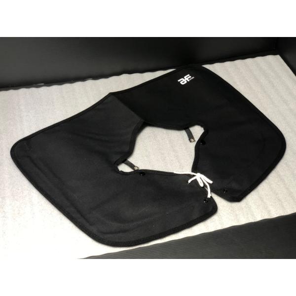 旭風防★ 黒 布タレ ブラック 検）黄ばみ 色褪せ 当時 袴 ロング 短 ニッパチ タレ 角刈 リー...